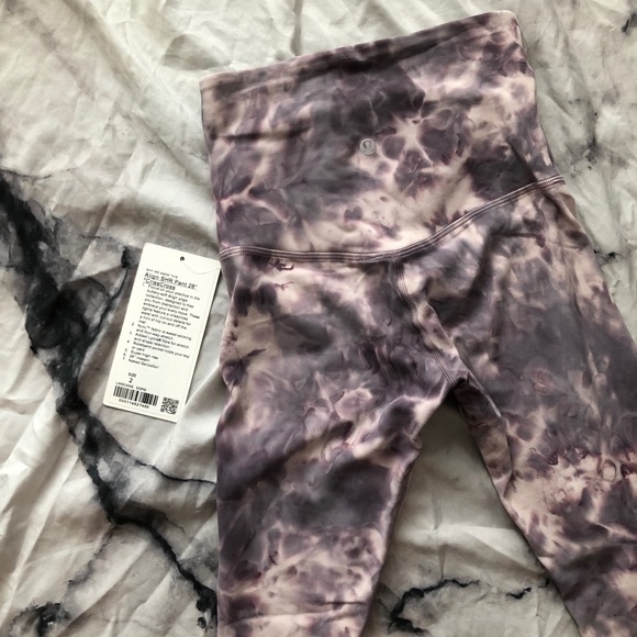 NWT Lulu Align Diamond Dye Criss Cross Leggings - Picture 7 of 7